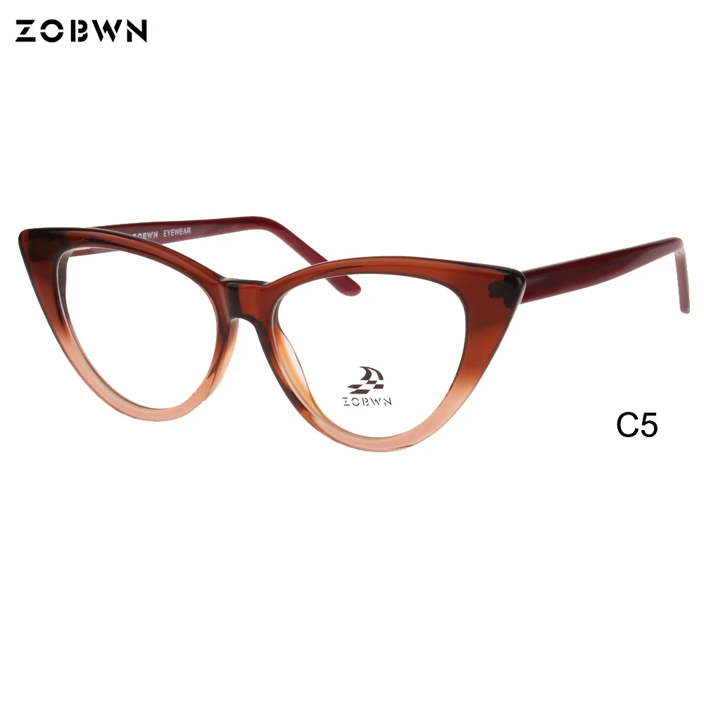 ZOBWN кошачий глаз очки женские traval gafas модные стеклянные женские очки Рамка Lunettes armacao очки de grau feminino