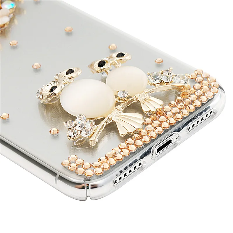 YOKIRIN 3D Diamond Cover Bling Rhinestone Phone Case For iPhone X 7 8 Plus Samsung Galaxy Note S8 A5 2017 J3 J5 J7 |
