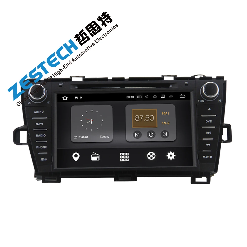Автомобильный DVD плеер для Toyota Prius 2009 2013 2 + 16 ГБ Android 7 1 четырехъядерный процессор Wi