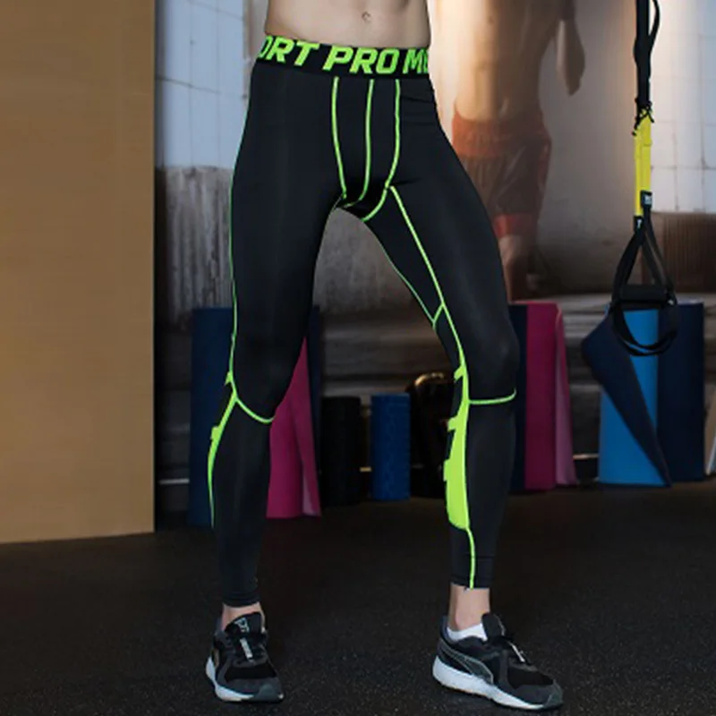 Мужские спортивные камуфляжные футбольные мячи штаны леггинсы для фитнеса