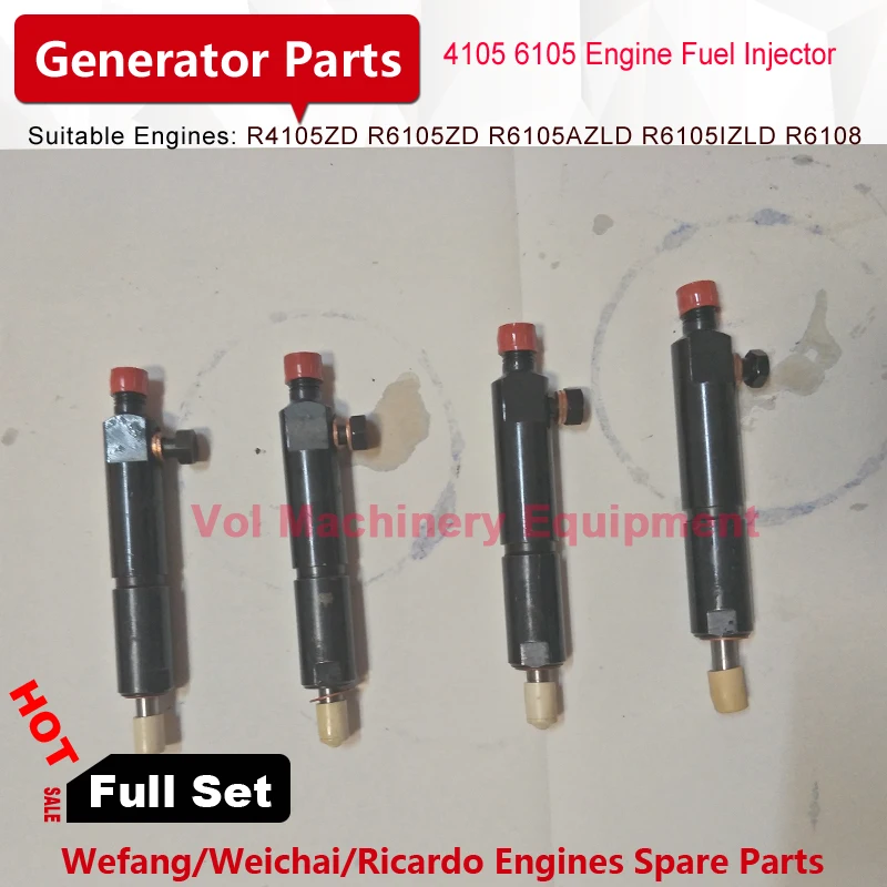 Форсунка топливного инжектора Weifang Ricardo 6105 для R6105ZD R6105AZLD R6105IZLD запасные части