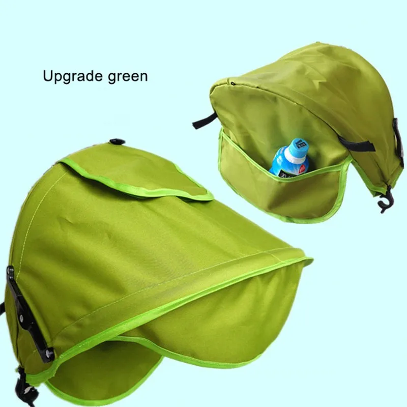 Green A Аксессуары для детских колясок, автомобильное кресло, коляска, кепка, Солнцезащитный капюшон, детская коляска, солнцезащитный козырек, коляска, солнцезащитный козырек, навес, чехол для детских колясок - Цвет: Green A