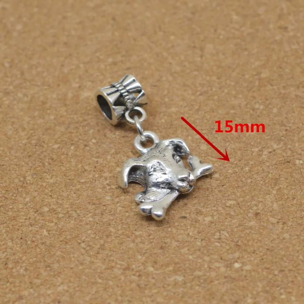 Оптовая продажа 20 шт. очаровательные тибетские серебряные бусины в виде овец