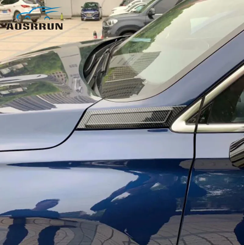 Автомобильные аксессуары из углеродного волокна для Hyundai Santa Fe IX45 2019 2020|Лепнина