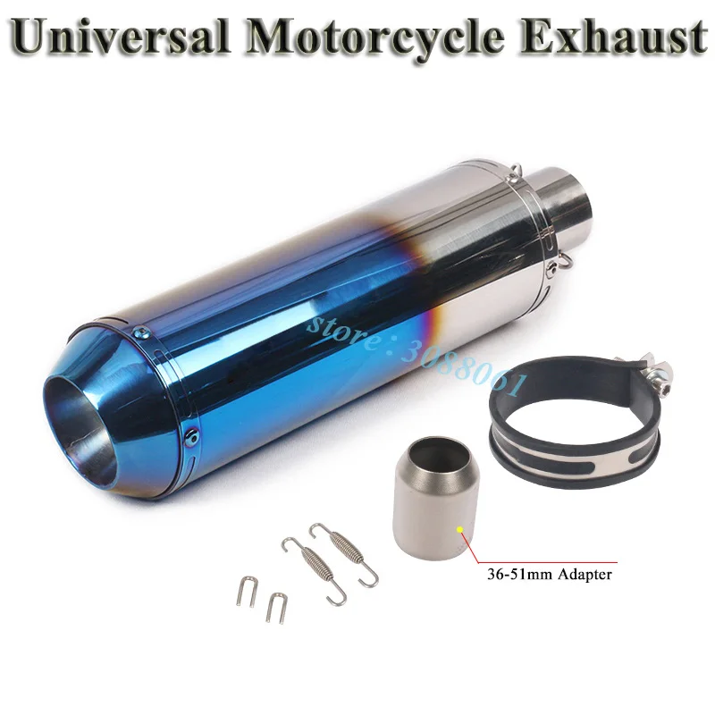 Универсальный мотоцикл SC GP гоночный проект выхлопная труба для Yamaha MT 03 Kawasaki Ninja 400