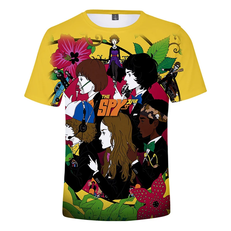 Уличная цифровая Повседневная футболка с коротким рукавом 3D изображением