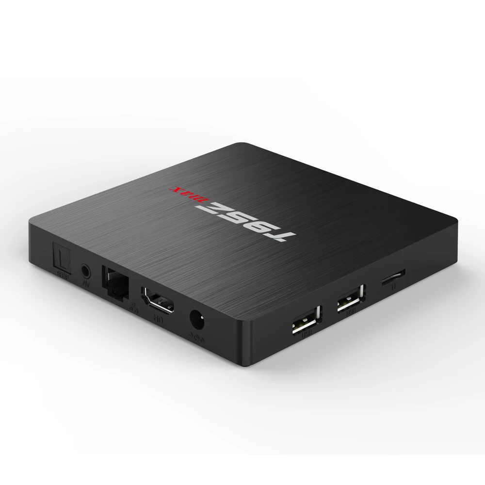 T95Z Max ТВ приставка Android 7 1 Amlogic S912 Восьмиядерный 3 ГБ 32 Смарт 2 4G/5G WiFi Bluetooth H.265 4K HD