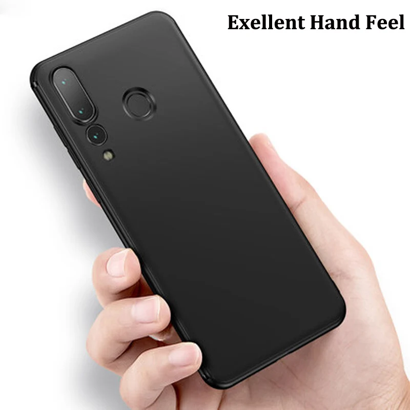 Film For Lenovo Z5S HD Screen protective tempered glass film + 1PCS Case Soft Back cover L78071 phone case shell | Мобильные