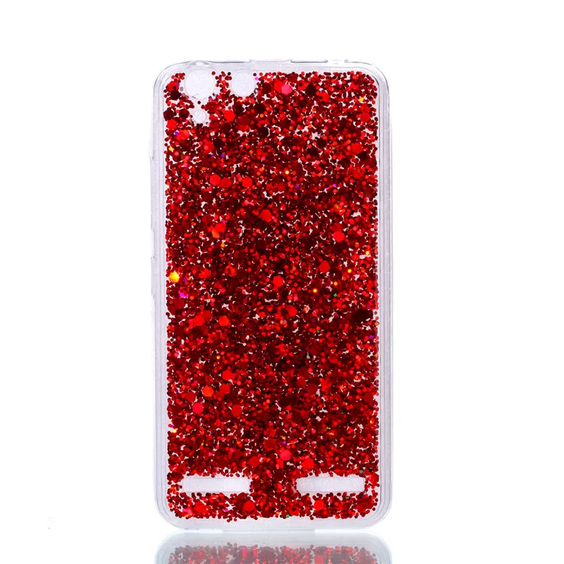Lenovo Vibe K 5 K5 Plus A6020 A 6020 Glitter Case Soft Silicon TPU Frame with Colored Back Cover Shiny for Lenvo |