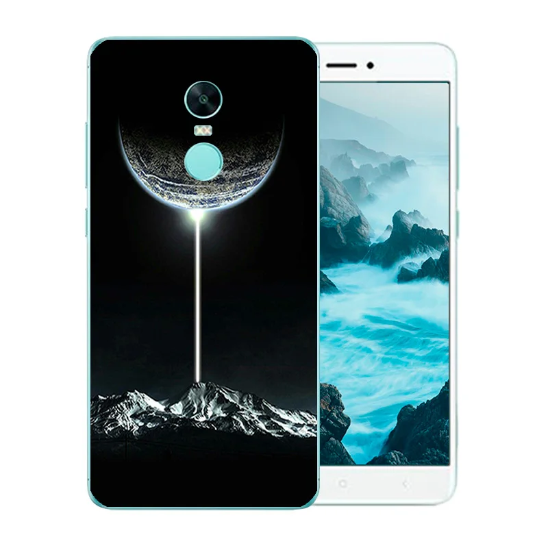 Phone Cases For Xiaomi Redmi Note 4X Soft Back Cover Space World Pattern for 4 Global Version Coque Anti Knock Funda |