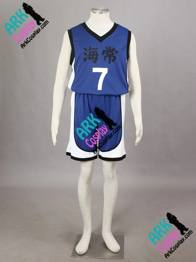 Мужской костюм для косплея Kuroko no Basuke кисэ рёта синий No.7 без корзины|kuroko basket