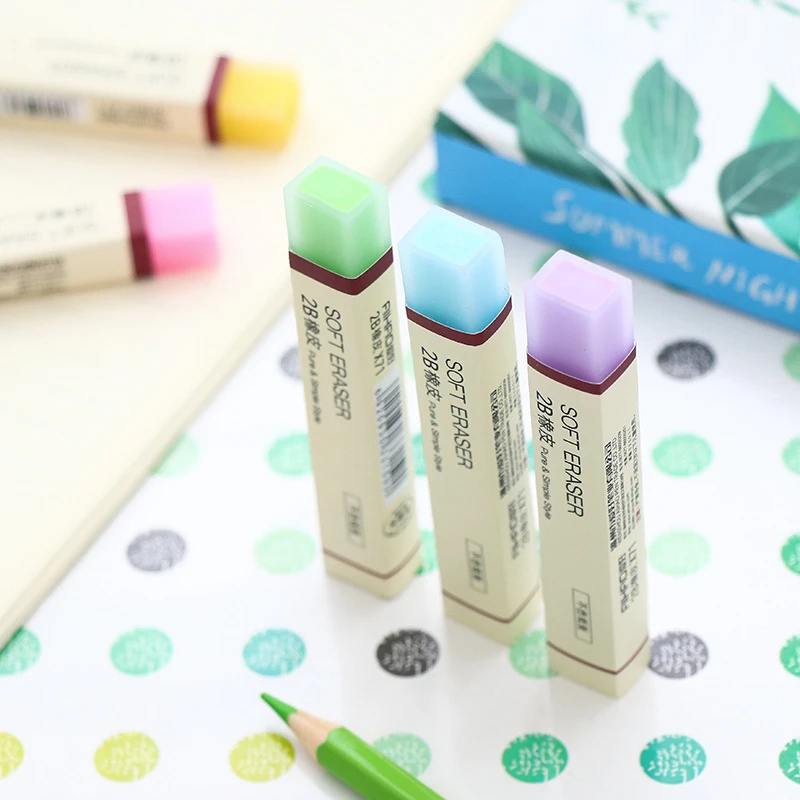 

DL Like stationery office creative colorful eraser writing drawing drawing painting pupils learning articles