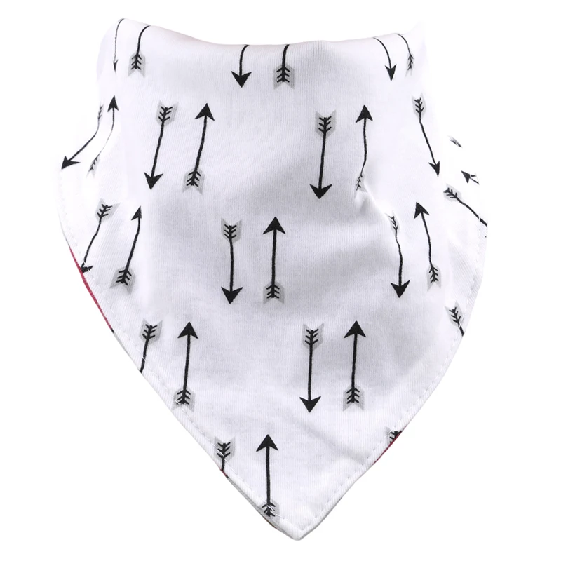 

Baby 2 Layers Bibs For Boy Girl Bandana Bib Burp Cloth Print Triangle Cotton Baby Scarf Meal Collar Burp Baby Accessories