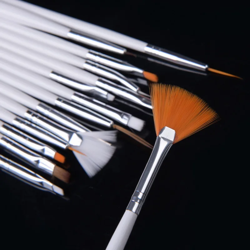 20 шт./компл. художественный дизайн набор кистей для полировки Профессиональный