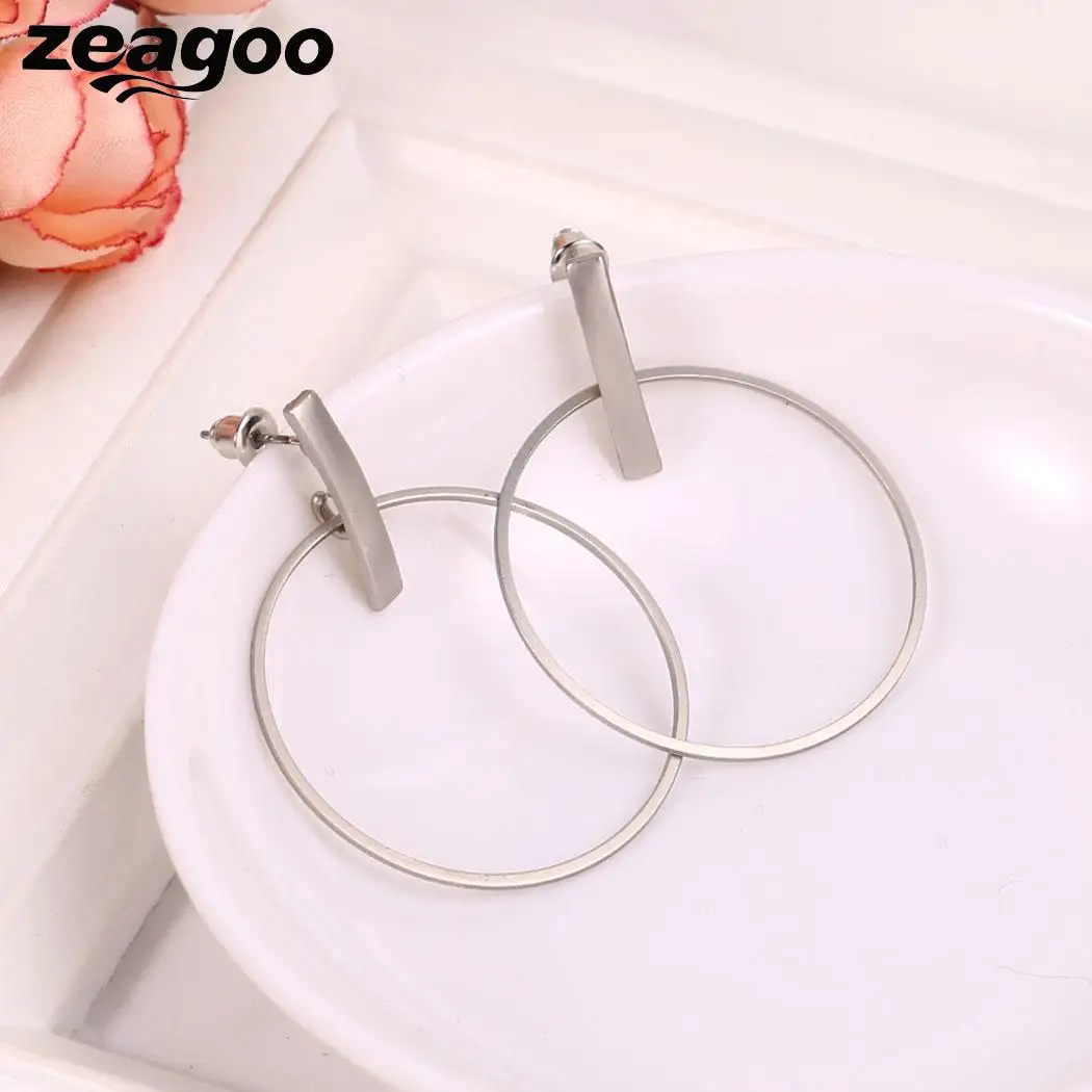 Очаровательные свадебные украшения серьги новый раунд Форма подарок Мода модные