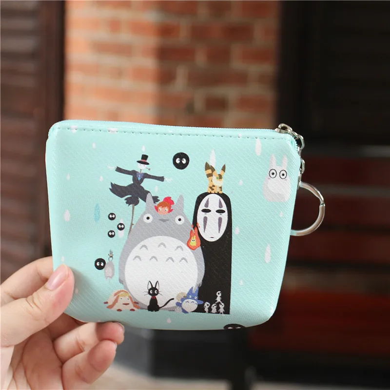 IVYYE, 1 шт., милый, Fate Totoro, аниме, ПУ, кошелек для монет, Мультяшные мягкие сумки для мелочи, кошелек для денег, карт, ключей, хранения, подарок