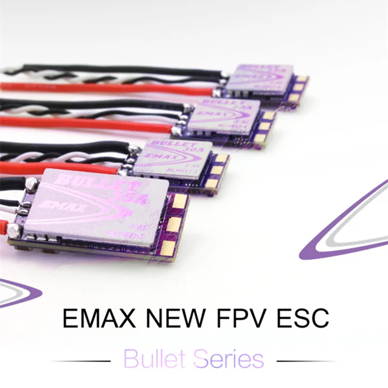 EMAX Оригинальный Новый BLHeli S DSHOT Bullet FPV ESC 6A 12A 15A 20A 30A 35A s контроллер скорости|speed