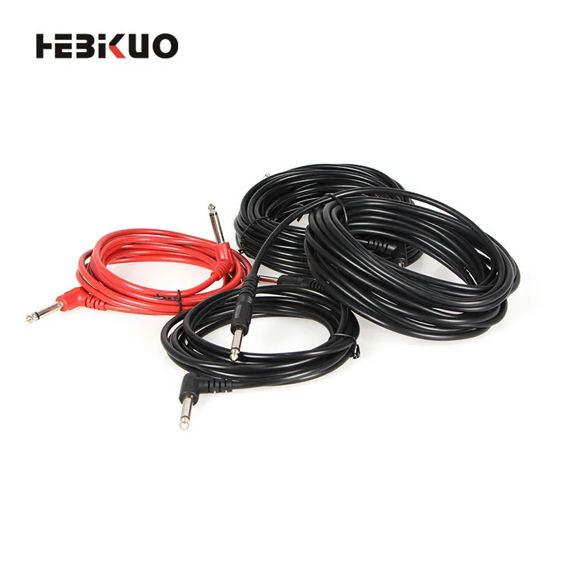 

20 pcs/lot 3 Meter Copper Core Cable for Acoustic Guitarra Electric Bass/Guitar Audio Speakers connect line with 6.35mm Jacket