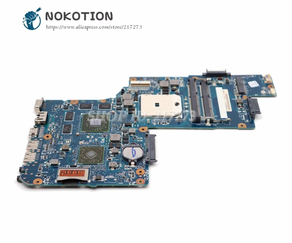 Материнская плата NOKOTION для ноутбука Toshiba Satellite L850D C850D H000050830 материнская FS1 DDR3 HD7670M