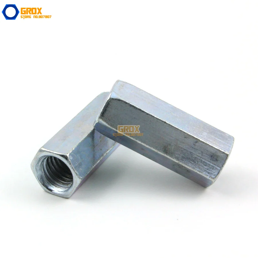 15 шт. M8 * 30 мм Шестигранная Соединительная гайка|coupling nut|rod coupling nutgalvanized nut |