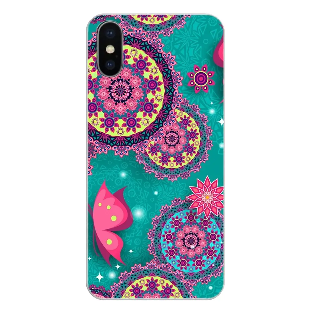 Silicone Case artistic Paisley mandala flower For HTC U11 One M7 M8 A9 M9 M10 E9 Desire 630 530 626 628 816 820 Motorola G G2 G3 |