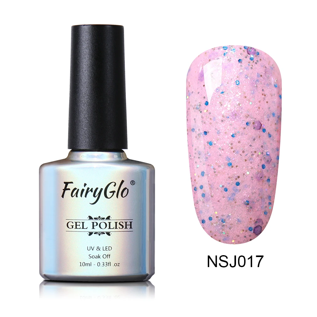 NSJ017 FairyGlo 10 мл сырный песок Гель-лак для ногтей замочить от длительного действия Гель-лак для маникюра УФ-гель для ногтей Полупостоянный лак - Цвет: NSJ017