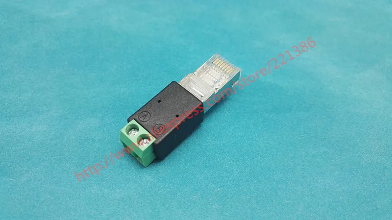10 шт. RJ45 к винтовой терминальный адаптер RJ45 К 485, RJ45 Сплиттер для CCTV DVR различных типов для проводного разъема