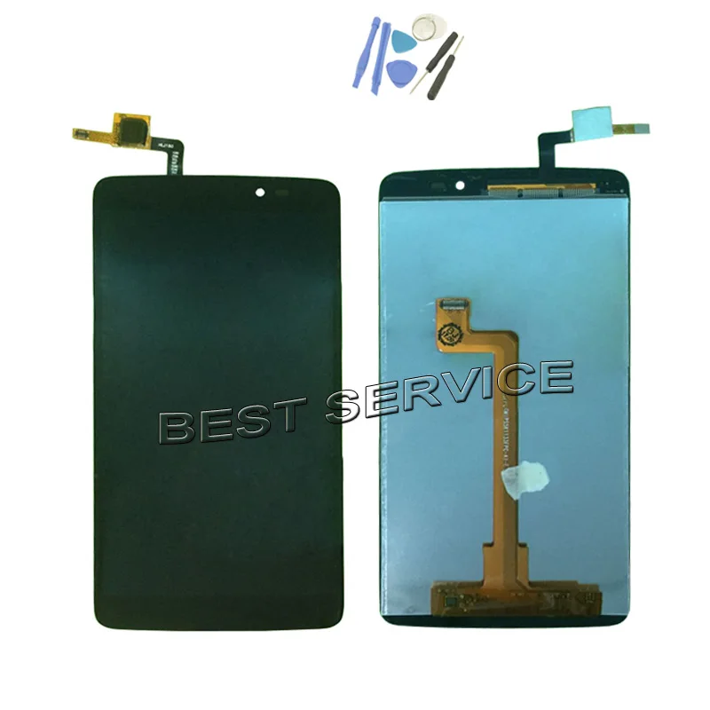 Новинка 100% черный ЖК-дисплей 5 дюйма для Alcatel One Touch Idol 3 6045 OT6045 6045y ЖК-экран с