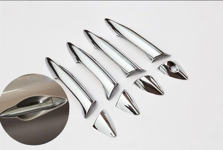 

FUNDUOO For Hyundai i30 2012 2013 2014 2015 2016 New Chrome Car Side Door Handle Cover Trim Sticker Free Drop Shipping