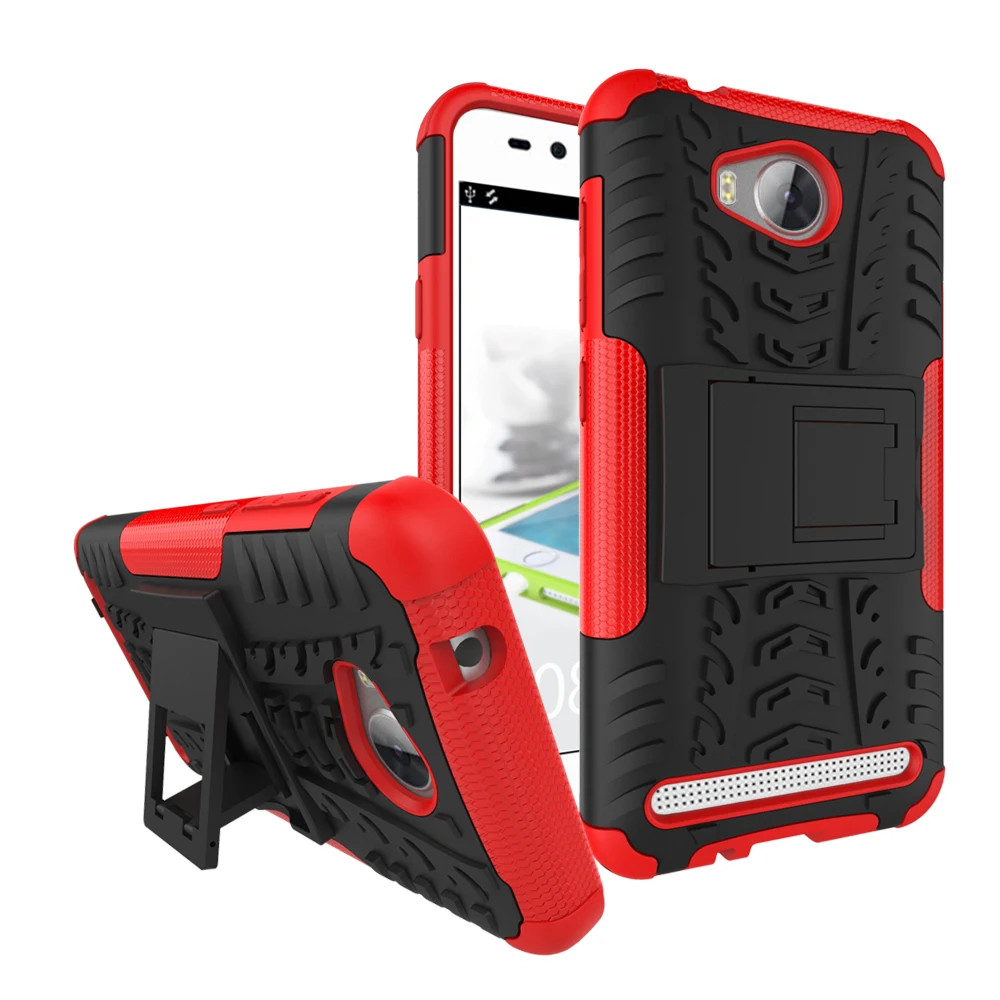 For Case Huawei Y3 II Cover ShockProof TPU + Plastic Armor 2 Y3II Lua-L21 With Phone kickstand |