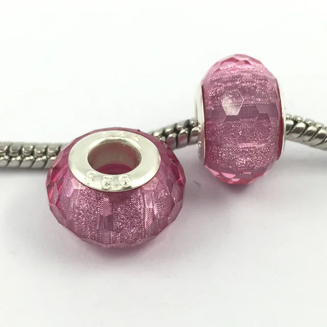 DIY ювелирные изделия Смешанные Красочные Блестящий Порошок большое отверстие