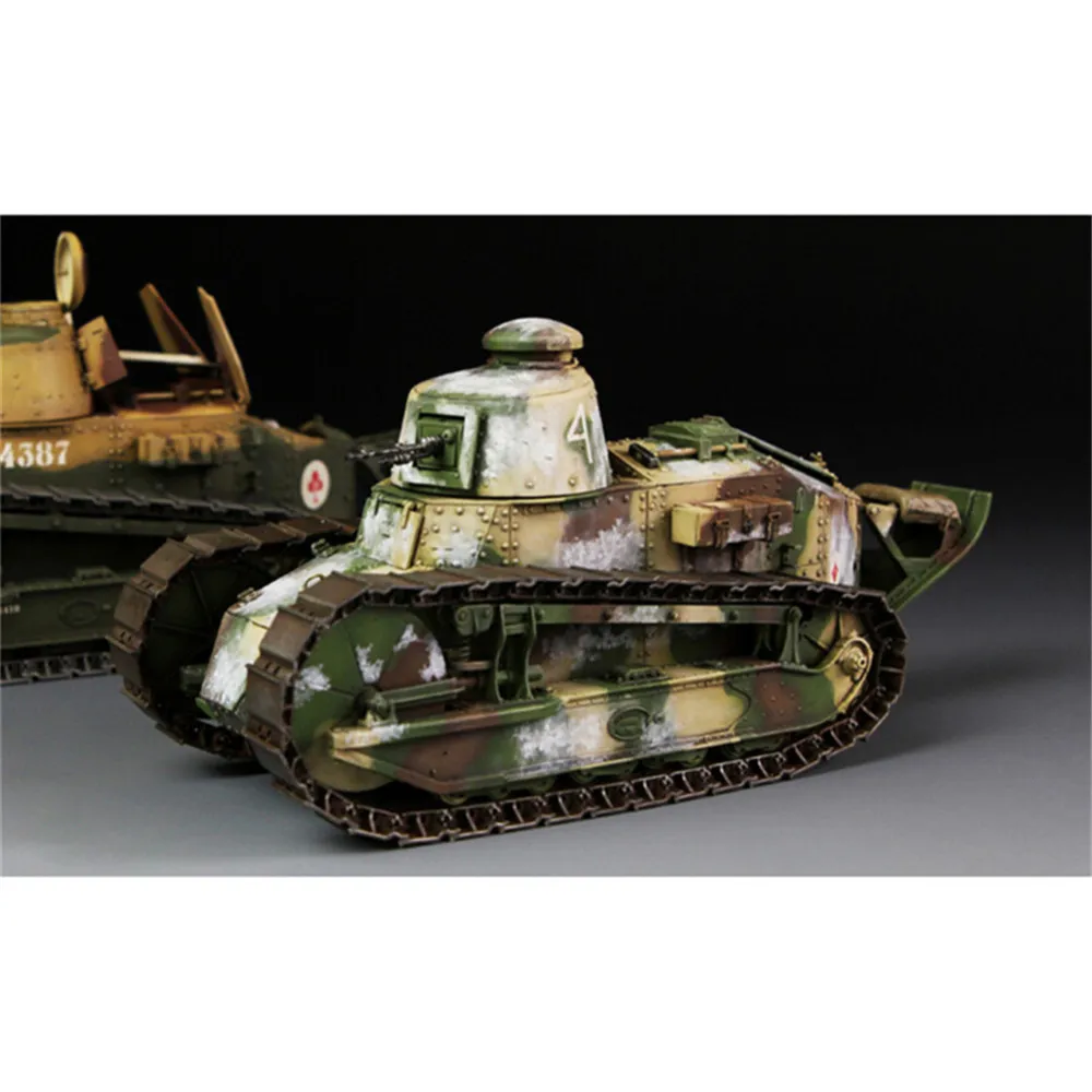 OHS Meng TS008 1/35 французский FT-17 легкий танк литой башни военный AFV модель строительные