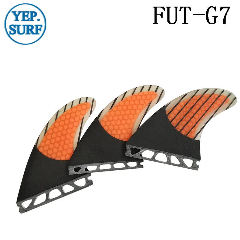 Бесплатная доставка плавник для серфинга Future Orange G7 плавники стекло Flex