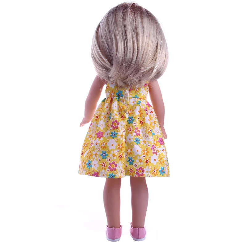 Luckdoll 12 стилей кукольная одежда выбрать(изящное платье и довольно костюм) подходит для 14,5 дюймов Wellie благожелателей куклы, одежда Стенд 10 шт./упак