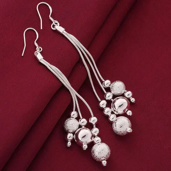 Женские серьги с серебряным покрытием 925 пробы|women earrings|nickle freeearrings free shipping |