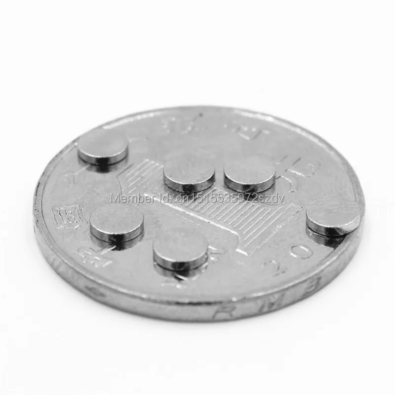 Сильный круглый редкоземельный неодимовый магнит N35 50 шт диаметр 4 мм x 1 для