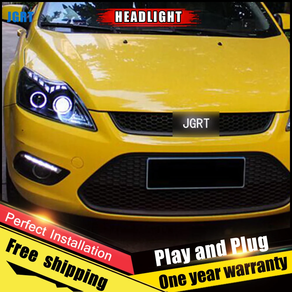 Автомобильные светодиодсветодиодный фары для Ford Focus 2009 2012 фокусировочной