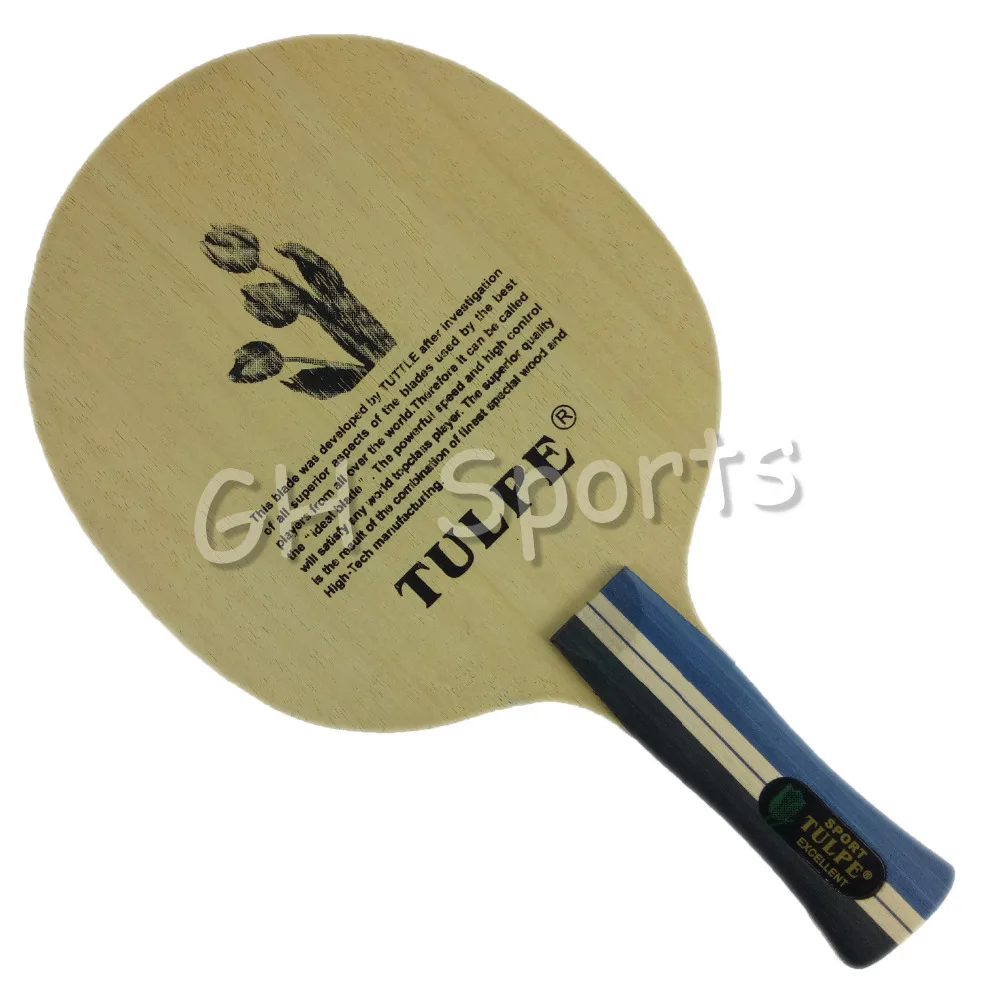

Tulpe T-701 Wooden Table Tennis PingPong Blade Shakehand AN Handle