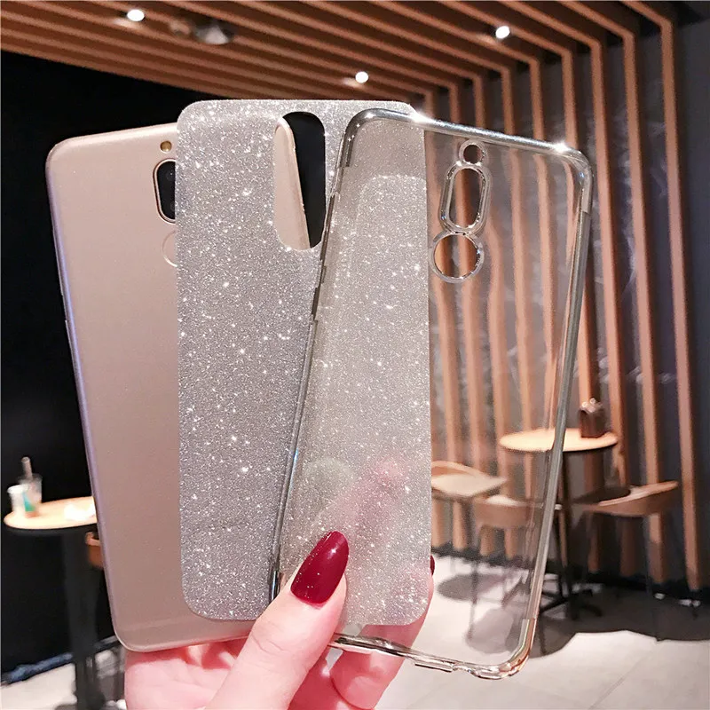 Мягкий блестящий чехол для huawei Honor 8A 8X Max 9 10 10i 20i Lite 20 Pro Nova 4 3 3i Y7 P Smart Z 2019 прозрачный