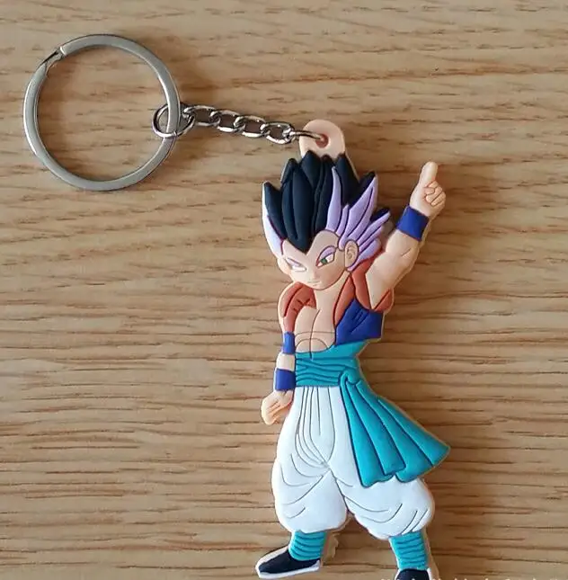 Dragon Ball Z Son Goku супер ПВХ Запчасти и аксессуары кулон аниме украшение унисекс сумка Подвески на цепочках брелок sgift