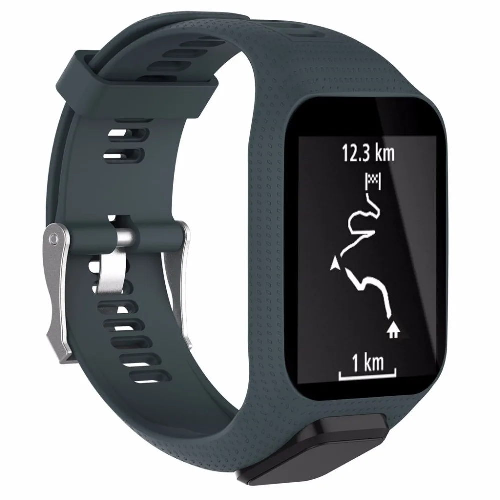 Силиконовый сменный Браслет для часов Ремешок для TomTom Runner 2 3 Spark 3 gps часы