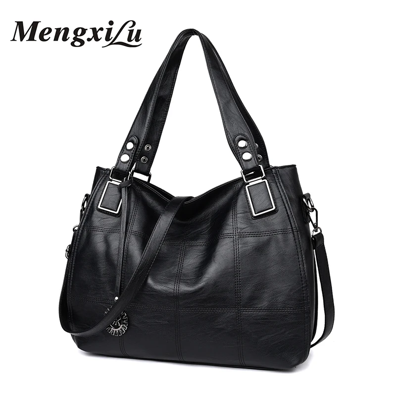 MENGXILU Лоскутные женские сумки мягкие Сумки из искусственной кожи