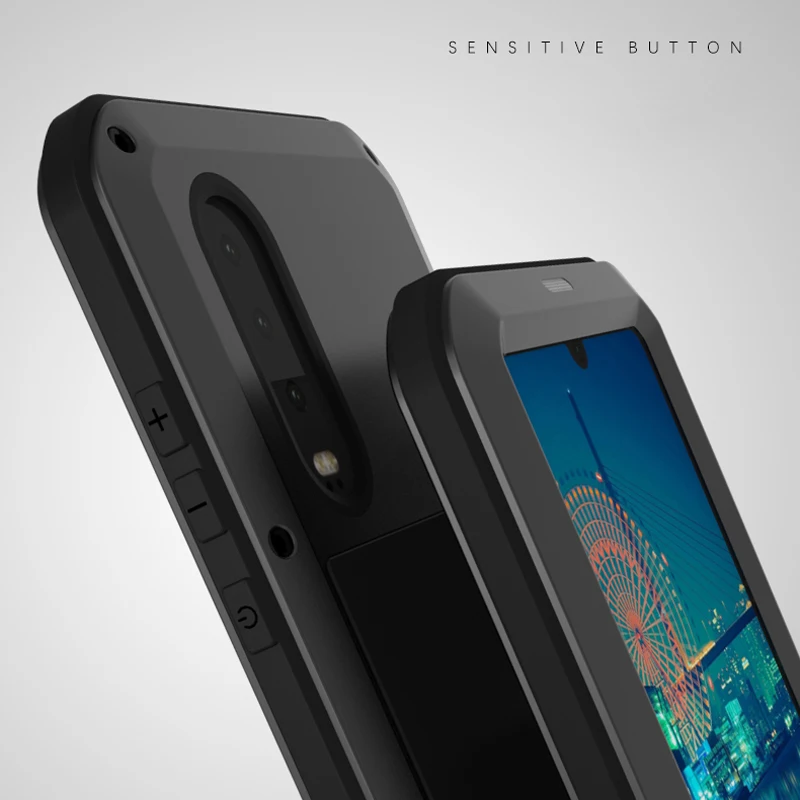 Металлический армированный сверхпрочный защитный чехол для Huawei P30 Pro P30Lite