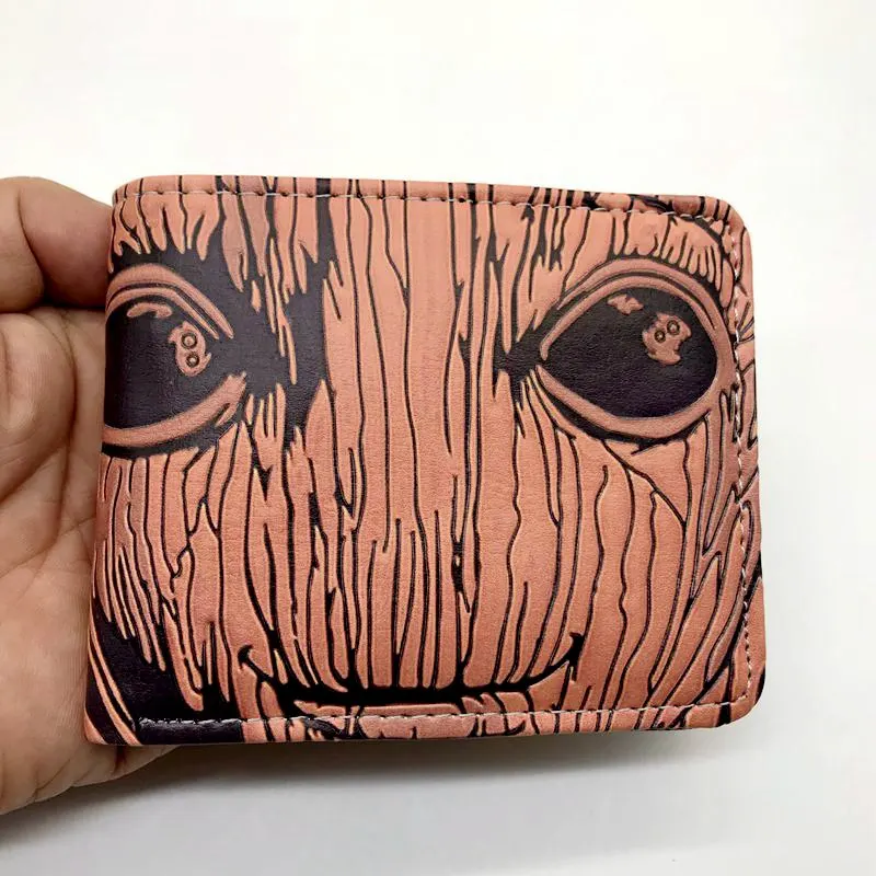 R Groot Фильм Веном двойной кошелек комиксы мальчики девочки монеты кошелек Телефон держатель для карт подарок - Цвет: R Groot