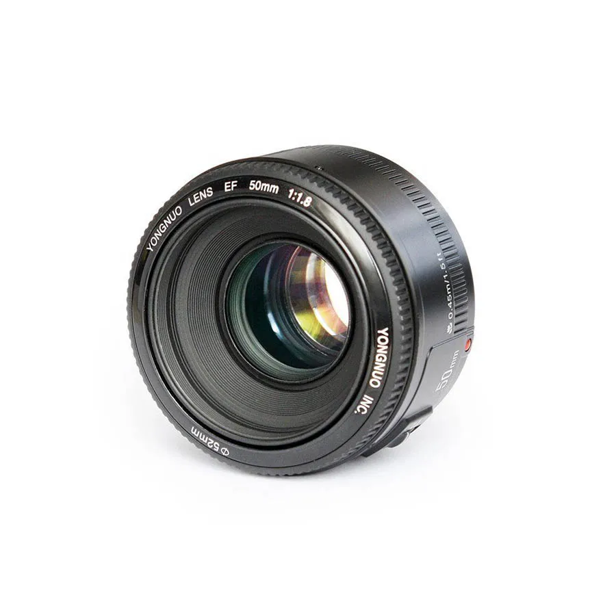 YONGNUO YN50mm YN 50mm F1.8 стандартный основной объектив с большой апертурой и автофокусом