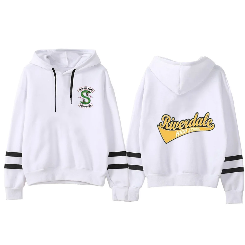 Женская толстовка с принтом ривердейл Повседневный пуловер в виде альбома осень