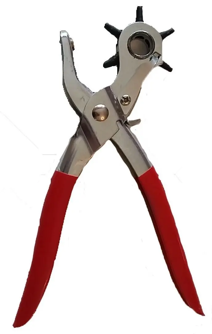 Mainpoint Wholesale Charms Heavy Duty Revolving Leather Card Watch Belt Hole Punch Hand Pliers Tool Eyelet Plier 6 Sized | Инструменты