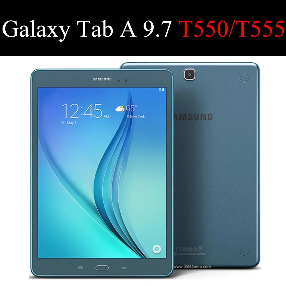 Кожаный чехол AXD с откидной крышкой для samsung Galaxy Tab A, 9,7 дюймов, fundas smart sleep Wake, чехол с подставкой, Капа для TabA T550 T555 N F Wifi LTE