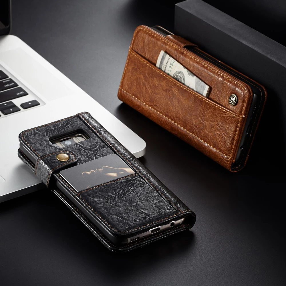 5 8 ''флип чехол телефона для Samsung Galaxy S8 SM G950 G950F случае Coque CaseMe люкс Ретро из