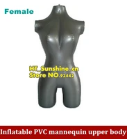 new wholesale inflatable pvc mannequin upper body half lower body female mannequin inflated modelclothing display props